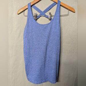 Patagonia Heather Blue Cross-Back Tank Top Size Small